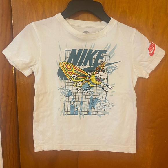 Nike Other - Nike Kids White T-Shirt with Playful Graphic